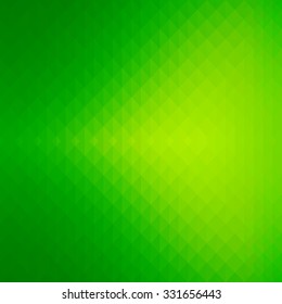 Abstract Shiny Geometric Background With Green Color Tones