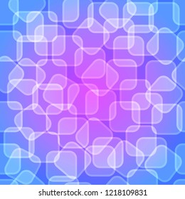 Abstract shiny geometric background for print (textile, wrapping, wallpaper). Disco, party, holidays. Rectangular shape with light effect. EPS10 vector