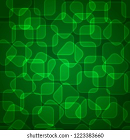 Abstract shiny geometric background for print (textile, wrapping, wallpaper). Disco, party, holidays. Rectangular shape with light effect. EPS10 vector