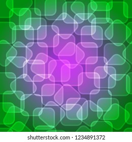 Abstract shiny geometric background for print (textile, wrapping, wallpaper). Disco, party, holidays. Rectangular shape with light effect. EPS10 vector