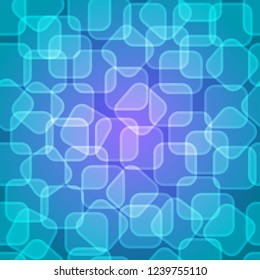 Abstract shiny geometric background for print (textile, wrapping, wallpaper). Disco, party, holidays. Rectangular shape with light effect. EPS10 vector