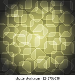 Abstract shiny geometric background for print (textile, wrapping, wallpaper). Disco, party, holidays. Rectangular shape with light effect. EPS10 vector