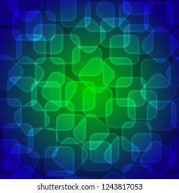 Abstract shiny geometric background for print (textile, wrapping, wallpaper). Disco, party, holidays. Rectangular shape with light effect. EPS10 vector