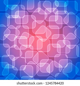 Abstract shiny geometric background for print (textile, wrapping, wallpaper). Disco, party, holidays. Rectangular shape with light effect. EPS10 vector