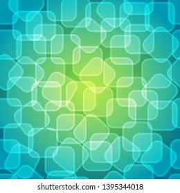 Abstract shiny geometric background for print (textile, wrapping, wallpaper). Disco, party, holidays. Rectangular shape with light effect. EPS10 vector