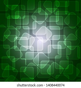 Abstract shiny geometric background for print (textile, wrapping, wallpaper). Disco, party, holidays. Rectangular shape with light effect. EPS10 vector