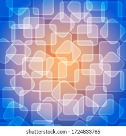 Abstract shiny geometric background for print (textile, wrapping, wallpaper). Disco, party, holidays. Rectangular shape with light effect. EPS10 vector