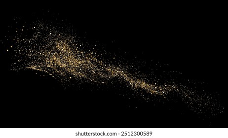 Abstract glanzend gouden glitter ontwerpelement. Voor Nieuwjaar, Vrolijk Kerstkaart ontwerp