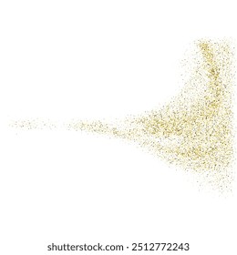 Abstract shiny gold glitter design element for design invitation, wedding, Christmas card