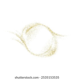 Abstract shiny gold glitter design element for design invitation, wedding, Christmas card