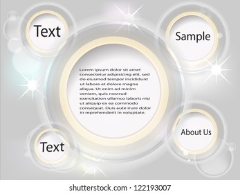 Abstract shiny golden business background