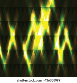 Abstract Shiny Green Background. Vector Illustration.