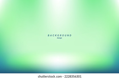 Abstract shiny green blurred template background