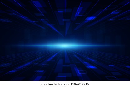 Abstract shiny hi-tech motion geometric shape technology concept background