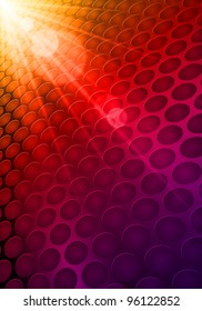 Abstract Shiny Hot Background. Illustration for design