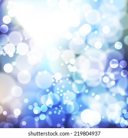Abstract Shiny Light Effect Background. Vector Illustration