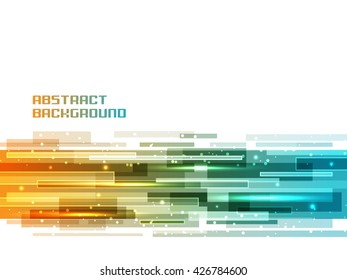 Abstract shiny lines background with glitter. Vector illustration.