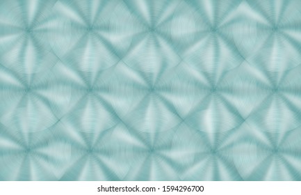 Abstract shiny metal background with circular brushed texture in light blue colors