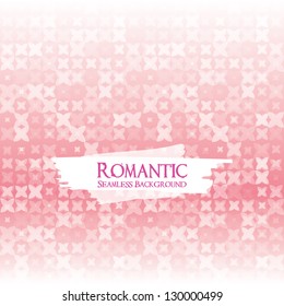 Abstract shiny modern geometric vector background. Romantic pattern