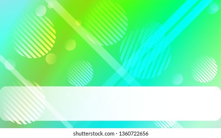 Abstract Shiny Moderns, Lines, Circle, Space for Text. For Cover Page, Landing Page, Banner. Vector Illustration with Color Gradient