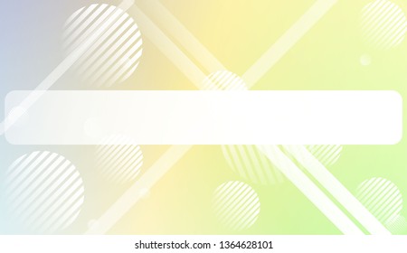 Abstract Shiny Moderns, Lines, Circle, Space for Text. For Cover Page, Landing Page, Banner. Vector Illustration with Color Gradient