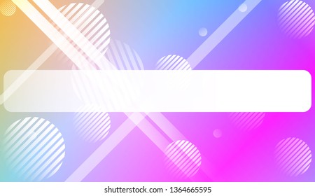 Abstract Shiny Moderns, Lines, Circle, Space for Text. For Business Presentation Wallpaper, Flyer, Cover. Vector Illustration with Color Gradient