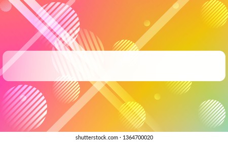 Abstract Shiny Moderns, Lines, Circle, Space for Text. For Business Presentation Wallpaper, Flyer, Cover. Vector Illustration with Color Gradient