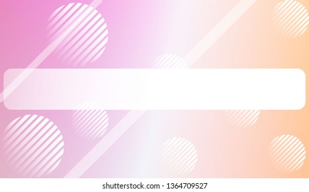 Abstract Shiny Moderns, Lines, Circle, Space for Text. For Cover Page, Landing Page, Banner. Vector Illustration with Color Gradient