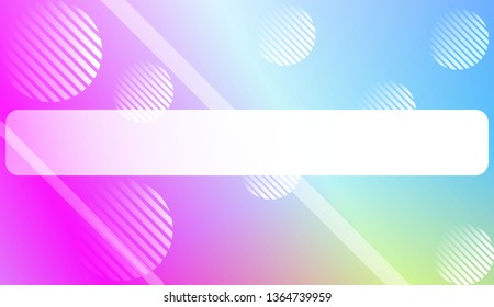 Abstract Shiny Moderns, Lines, Circle, Space for Text. For Cover Page, Landing Page, Banner. Vector Illustration with Color Gradient