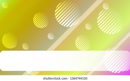 Abstract Shiny Moderns, Lines, Circle, Space for Text. For Business Presentation Wallpaper, Flyer, Cover. Vector Illustration with Color Gradient