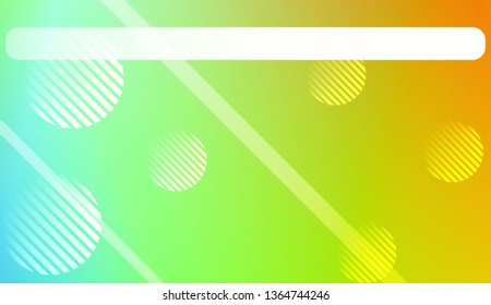 Abstract Shiny Moderns, Lines, Circle, Space for Text. For Cover Page, Landing Page, Banner. Vector Illustration with Color Gradient