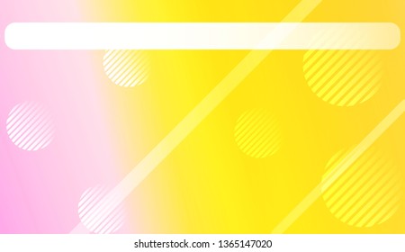 Abstract Shiny Moderns, Lines, Circle, Space for Text. For Cover Page, Landing Page, Banner. Vector Illustration with Color Gradient