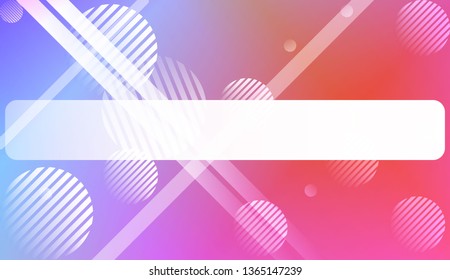 Abstract Shiny Moderns, Lines, Circle, Space for Text. For Business Presentation Wallpaper, Flyer, Cover. Vector Illustration with Color Gradient