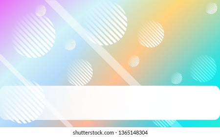 Abstract Shiny Moderns, Lines, Circle, Space for Text. For Business Presentation Wallpaper, Flyer, Cover. Vector Illustration with Color Gradient