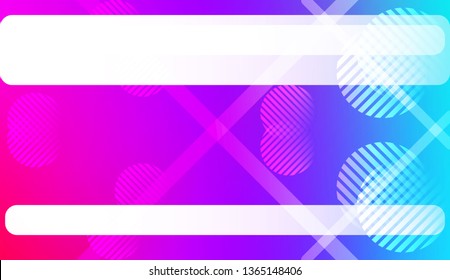 Abstract Shiny Moderns, Lines, Circle, Space for Text. For Business Presentation Wallpaper, Flyer, Cover. Vector Illustration with Color Gradient