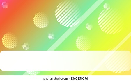 Abstract Shiny Moderns, Lines, Circle, Space for Text. For Cover Page, Landing Page, Banner. Vector Illustration with Color Gradient
