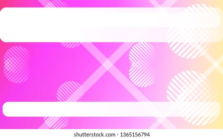 Abstract Shiny Moderns, Lines, Circle, Space for Text. For Cover Page, Landing Page, Banner. Vector Illustration with Color Gradient