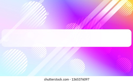 Abstract Shiny Moderns, Lines, Circle, Space for Text. For Cover Page, Landing Page, Banner. Vector Illustration with Color Gradient
