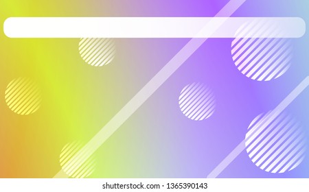 Abstract Shiny Moderns, Lines, Circle, Space for Text. For Business Presentation Wallpaper, Flyer, Cover. Vector Illustration with Color Gradient