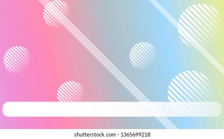 Abstract Shiny Moderns, Lines, Circle, Space for Text. For Business Presentation Wallpaper, Flyer, Cover. Vector Illustration with Color Gradient