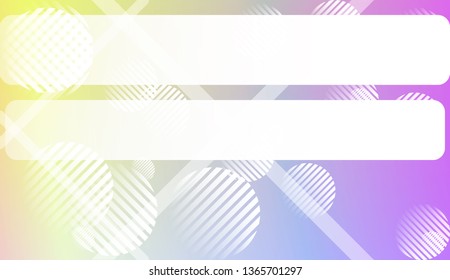 Abstract Shiny Moderns, Lines, Circle, Space for Text. For Cover Page, Landing Page, Banner. Vector Illustration with Color Gradient