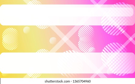 Abstract Shiny Moderns, Lines, Circle, Space for Text. For Business Presentation Wallpaper, Flyer, Cover. Vector Illustration with Color Gradient