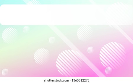 Abstract Shiny Moderns, Lines, Circle, Space for Text. For Cover Page, Landing Page, Banner. Vector Illustration with Color Gradient