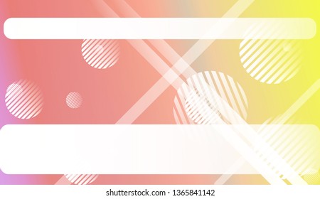 Abstract Shiny Moderns, Lines, Circle, Space for Text. For Business Presentation Wallpaper, Flyer, Cover. Vector Illustration with Color Gradient