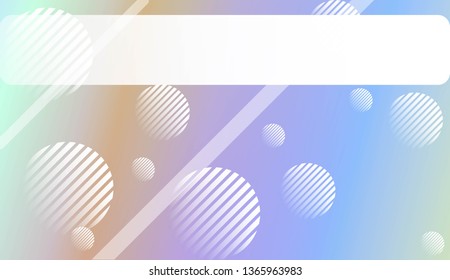 Abstract Shiny Moderns, Lines, Circle, Space for Text. For Cover Page, Landing Page, Banner. Vector Illustration with Color Gradient