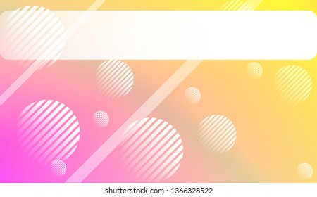 Abstract Shiny Moderns, Lines, Circle, Space for Text. For Cover Page, Landing Page, Banner. Vector Illustration with Color Gradient