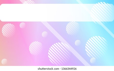Abstract Shiny Moderns, Lines, Circle, Space for Text. For Cover Page, Landing Page, Banner. Vector Illustration with Color Gradient