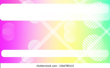 Abstract Shiny Moderns, Lines, Circle, Space for Text. For Business Presentation Wallpaper, Flyer, Cover. Vector Illustration with Color Gradient