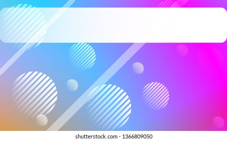 Abstract Shiny Moderns, Lines, Circle, Space for Text. For Cover Page, Landing Page, Banner. Vector Illustration with Color Gradient