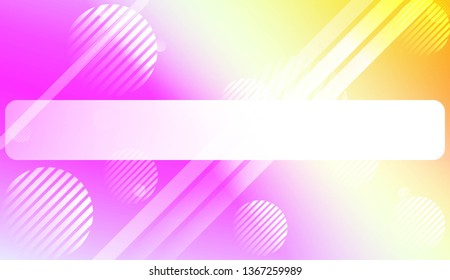 Abstract Shiny Moderns, Lines, Circle, Space for Text. For Cover Page, Landing Page, Banner. Vector Illustration with Color Gradient